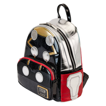 Mochila Loungefly de Thor metálico de Marvel de 26 cm