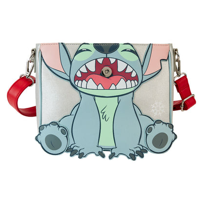 Disney Loungefly Holiday Stitch Glitzertasche