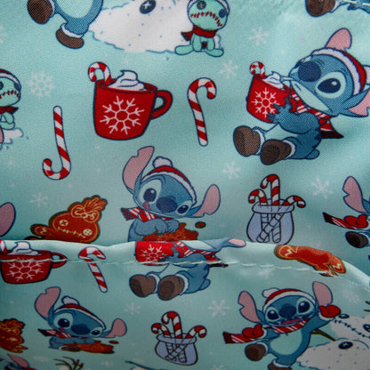 Disney Loungefly Holiday Stitch Glitzertasche