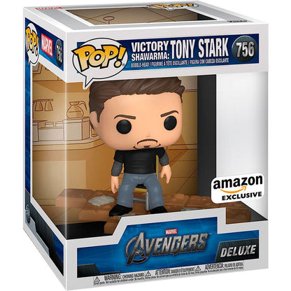marvel avengers tony stark pop deluxe figure exclusive
