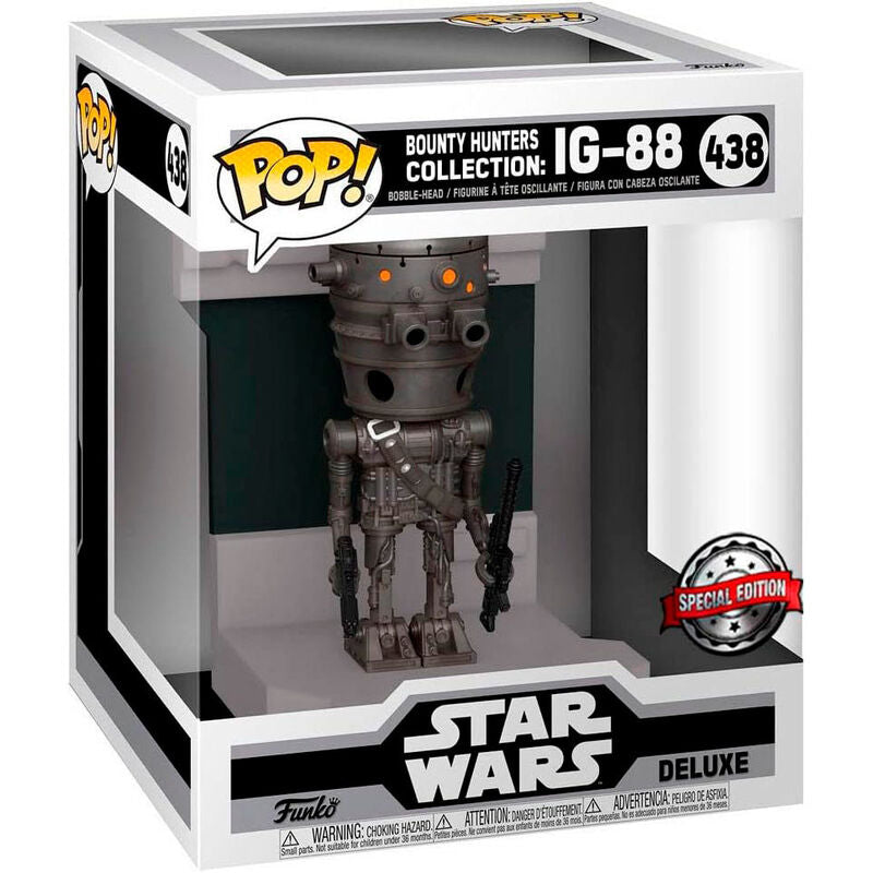 Deluxe POP Figure Star Wars Bounty Hunters IG 88 Exclusive