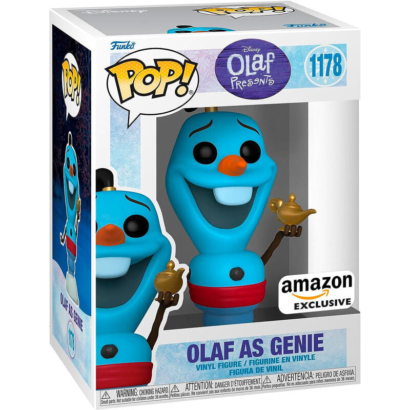 Figura POP Disney Olaf Apresenta Olaf como Gênio Exclusiva