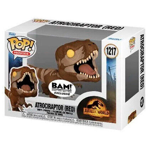 Figura POP exclusiva del Atrociraptor rojo de Jurassic World