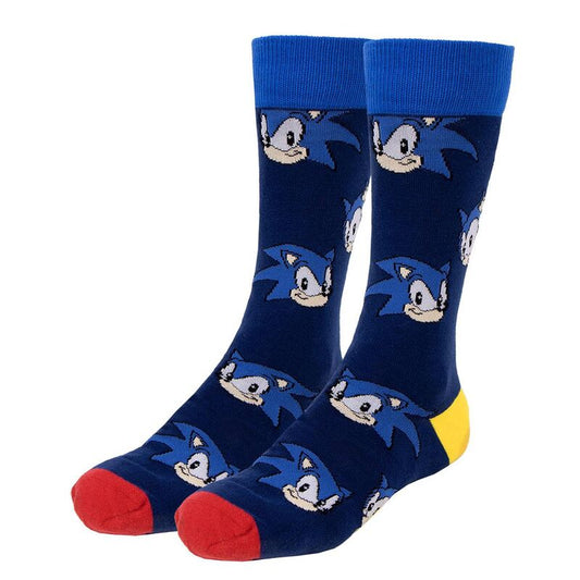 Set mit 3 Sonic the Hedgehog Socken für Erwachsene
