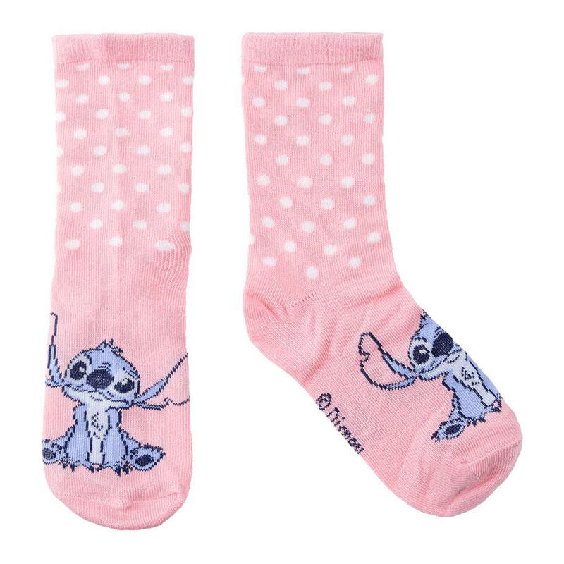 Blister pack of 5 Stitch Disney socks