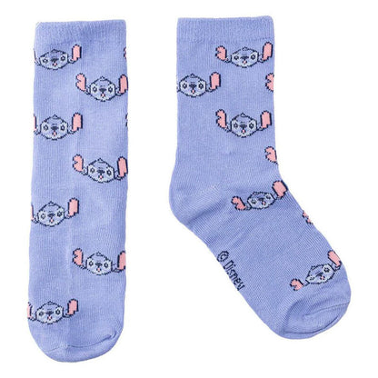 Blister pack of 5 Stitch Disney socks