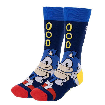 Set mit 3 Sonic the Hedgehog Socken für Erwachsene