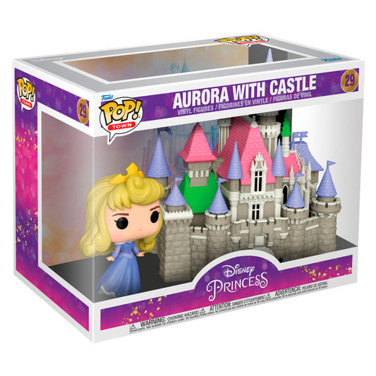 Figura POP Town Princesas Disney Aurora con Castillo
