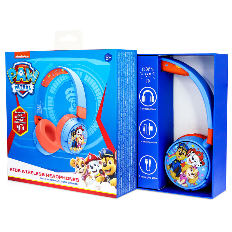 Cuffie wireless Paw Patrol per bambini