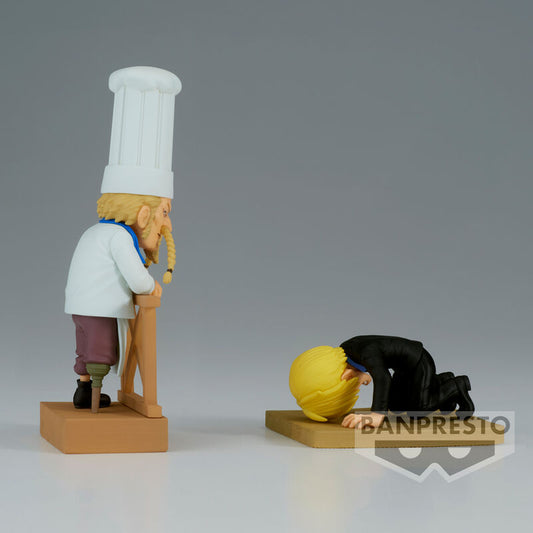 kolekcjonerska figurka Sanji i Zeff 2 WCF Log Series One Piece 8cm