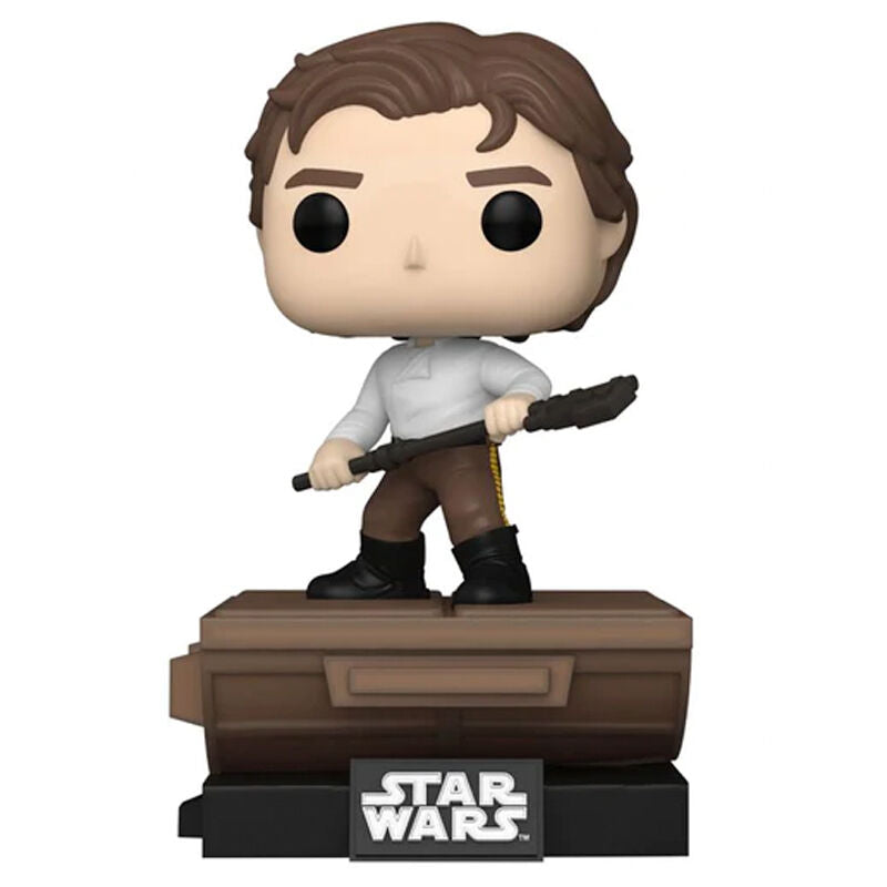Statuetta POP Deluxe Star Wars Jabba Skiff Han Solo Esclusiva