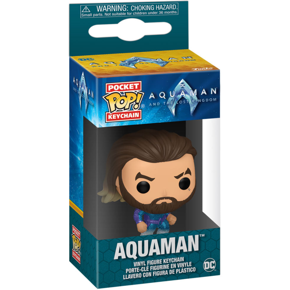 Chaveiro Pocket POP DC Comics Aquaman e o Reino Perdido Aquaman
