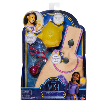 Adorável estrela iluminada + bolsa Disney Wish