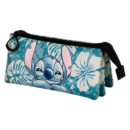 Aloha Stitch Disney triple pencil case