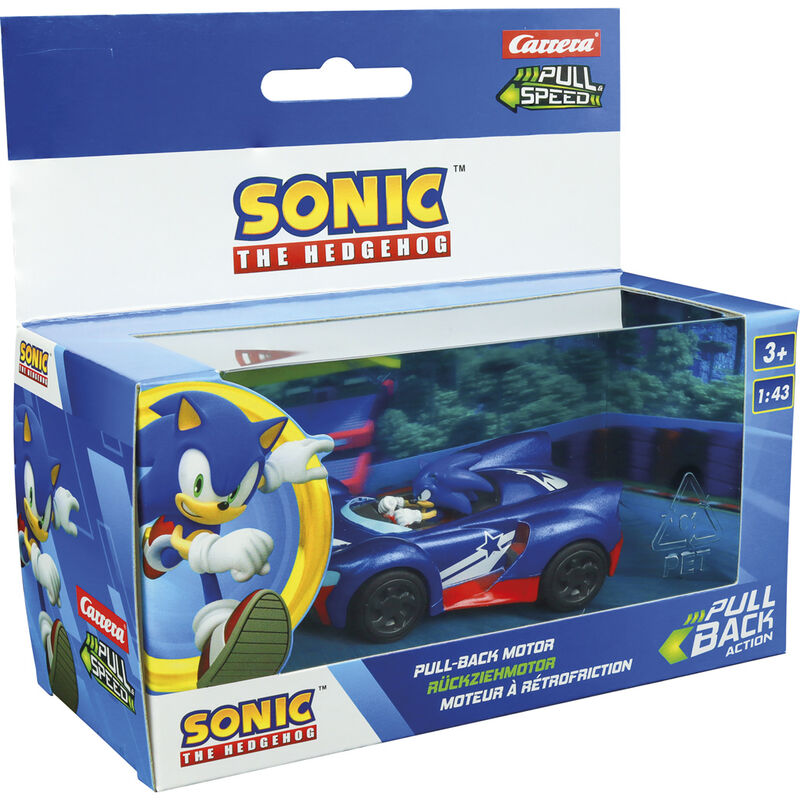 Sonic the Hedgehog Pull Speed ​​Kart Sortiment