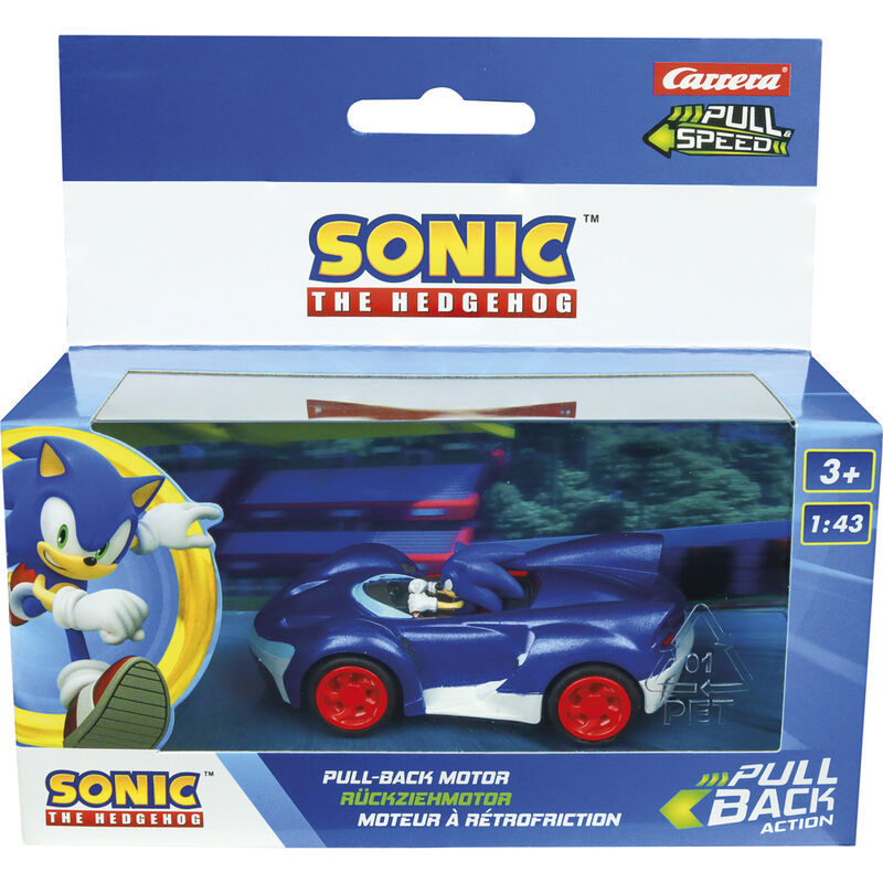 Sonic the Hedgehog Pull Speed ​​Kart Sortiment