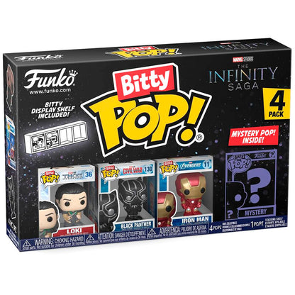 blister 4 figures bitty pop marvel the infinity saga loki