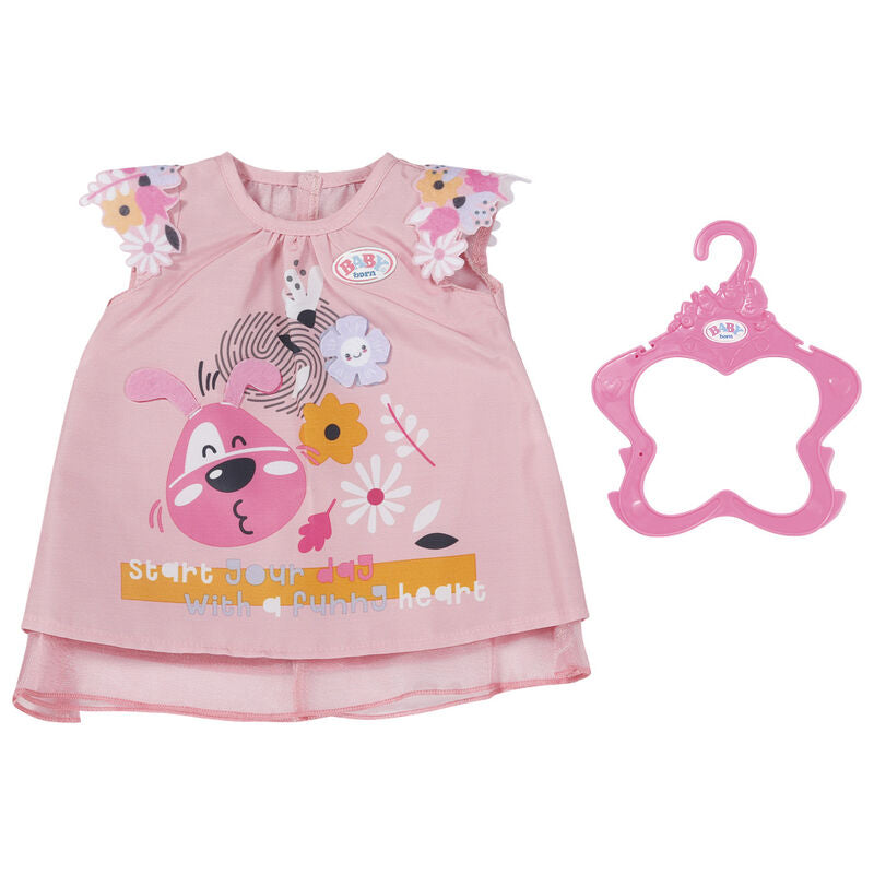 look dog dress baby born 43cm