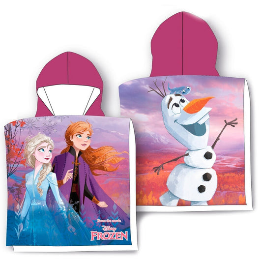 frozen disney cotton poncho towel