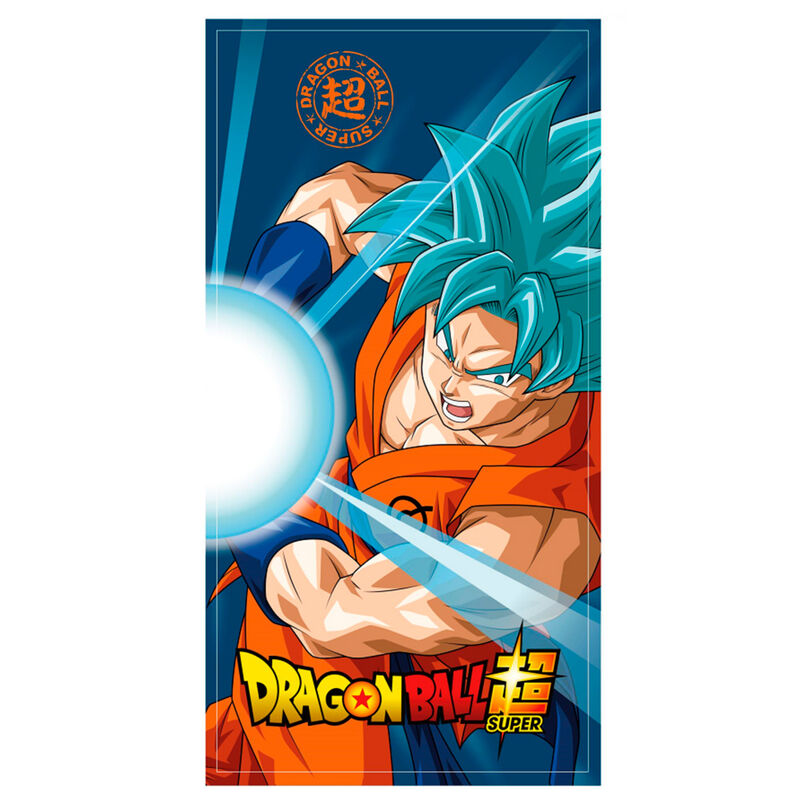 goku super saiyan blue dragon ball super cotton towel