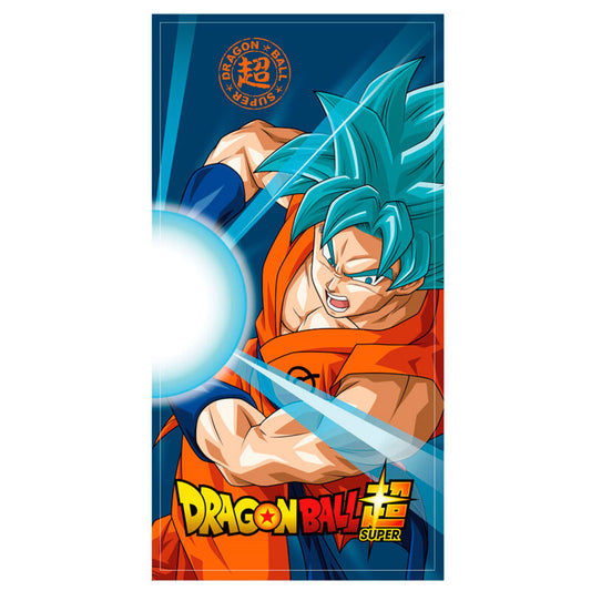 goku super saiyan blue dragon ball super cotton towel