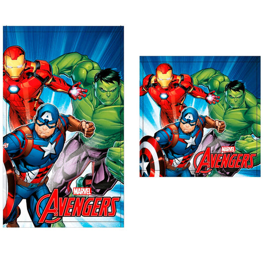 Set of 2 Avengers Marvel cotton bath towels