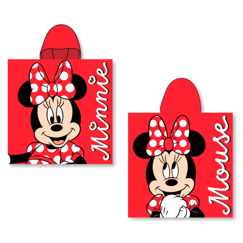 minnie mouse disney cotton towel poncho