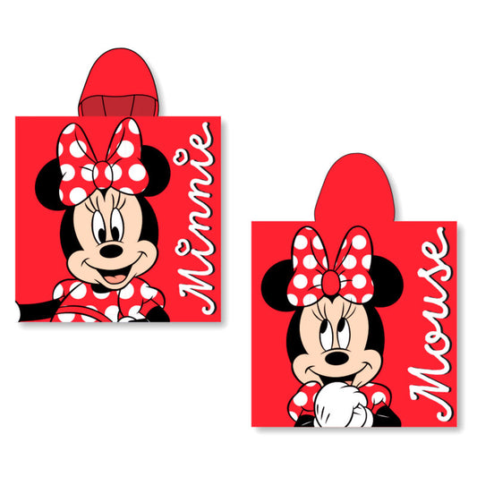 minnie mouse disney cotton towel poncho