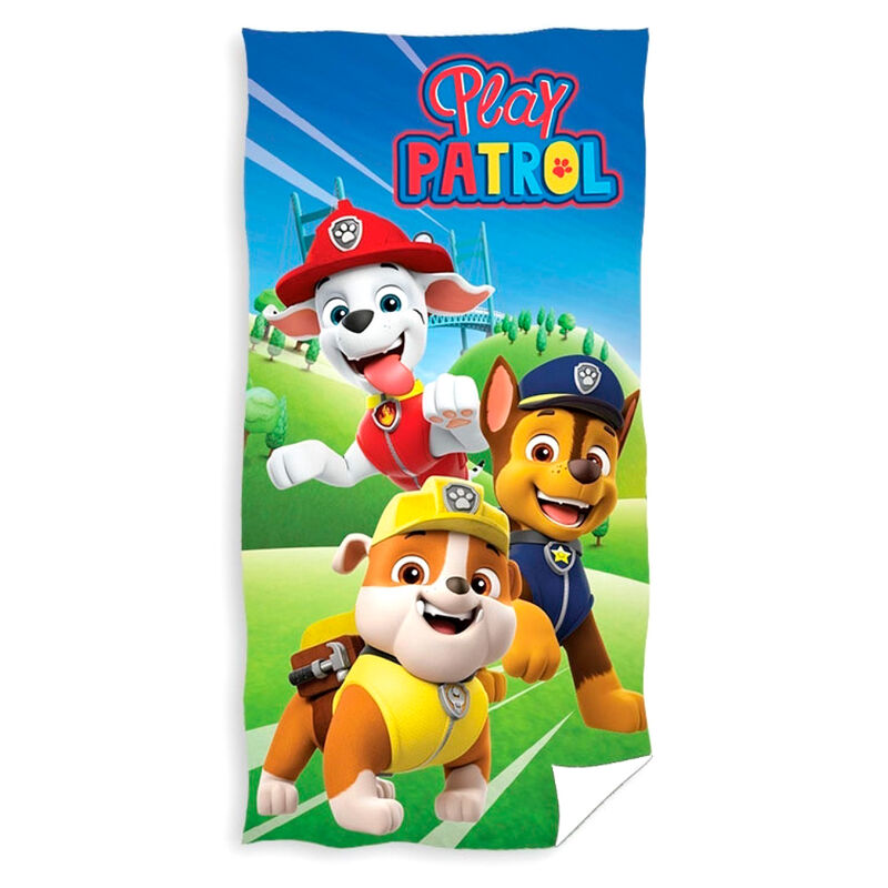 paw patrol cotton towel
