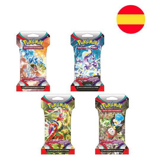regarding the scarlet and violet pokemon cards in spanish