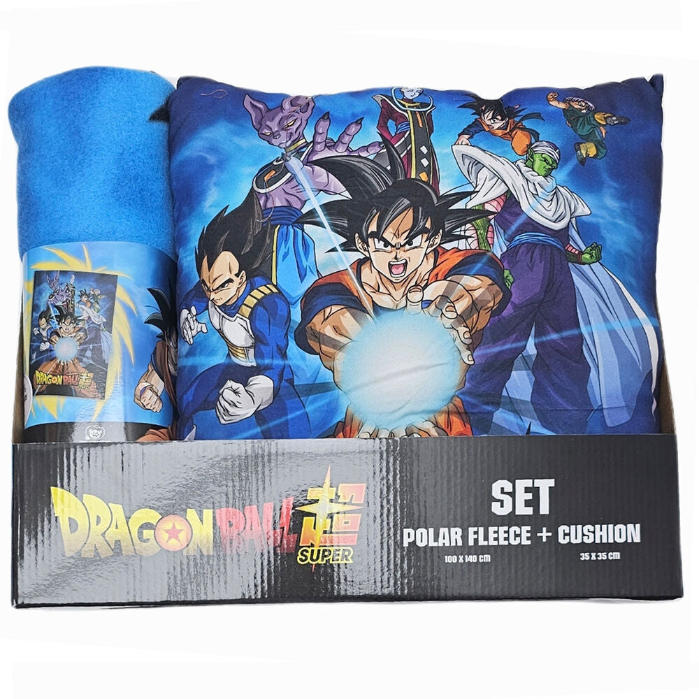 dragon ball super fleece blanket  cushion set