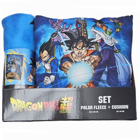 dragon ball super fleece blanket  cushion set