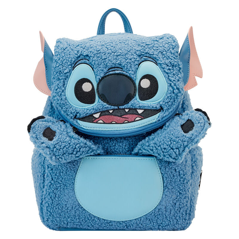 disney loungefly stitch plush backpack 26cm