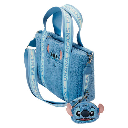 Borsa in peluche e portamonete di Stitch di Disney Loungefly
