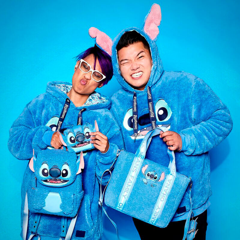 Borsa in peluche e portamonete di Stitch di Disney Loungefly