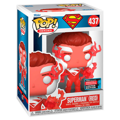 dc comics superman pop figure  superman red exclusive