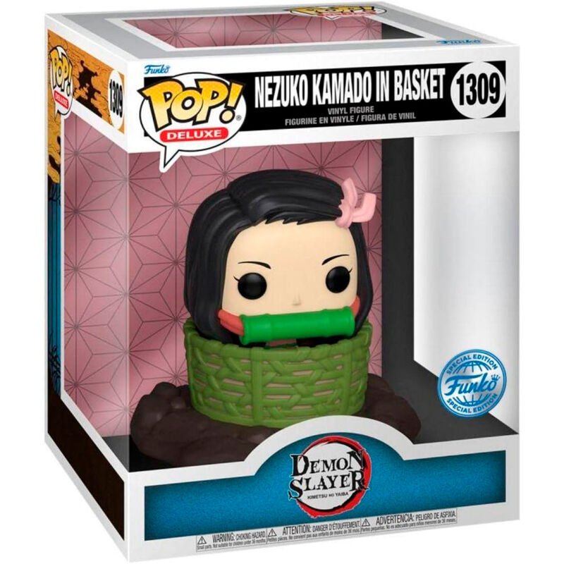 pop deluxe figure demon slayer kimetsu no yaiba nezuko kamado in basket exclusive