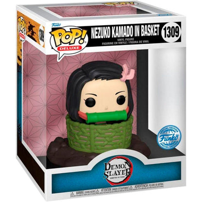 pop deluxe figure demon slayer kimetsu no yaiba nezuko kamado in basket exclusive