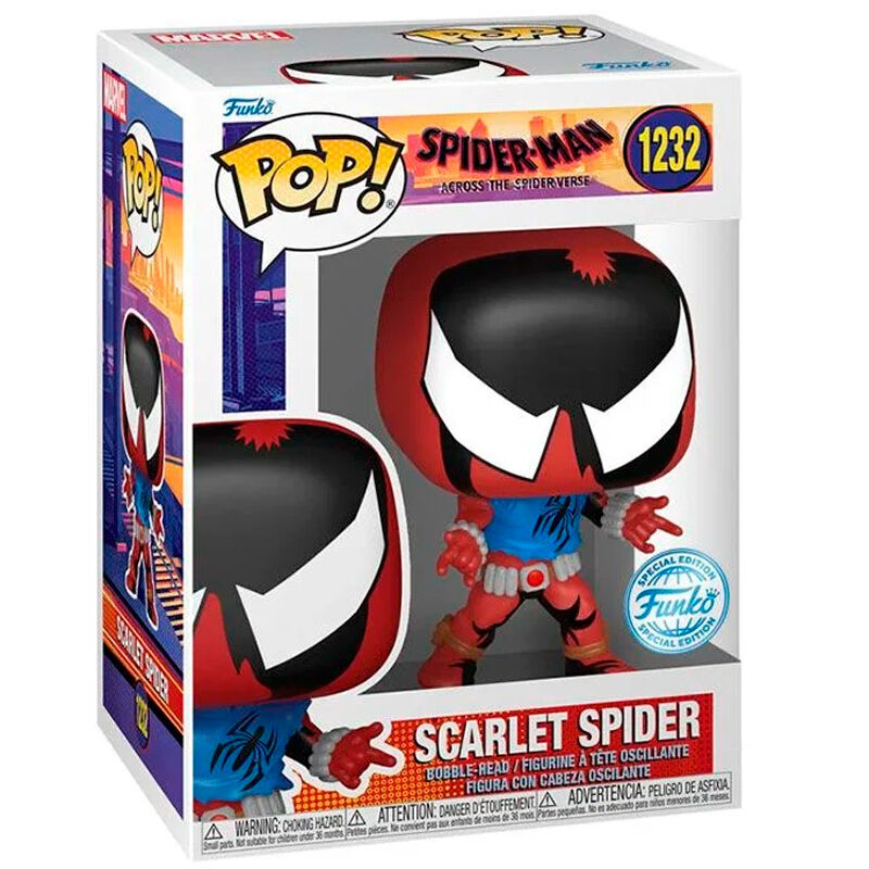 pop figure spiderman scarlet spider exclusive