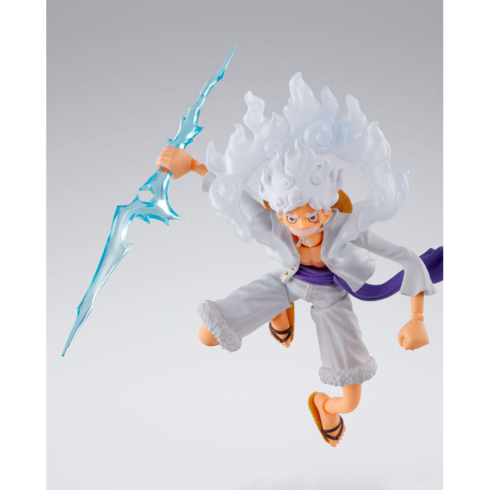 Action figure S H Figuarts Monkey D Luffy Gear 5 One Piece 15 5 cm