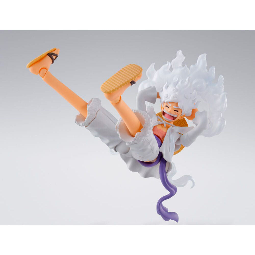 Action figure S H Figuarts Monkey D Luffy Gear 5 One Piece 15 5 cm
