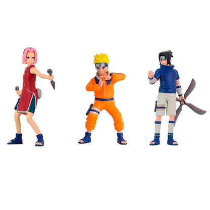 assorted naruto shippuden figures