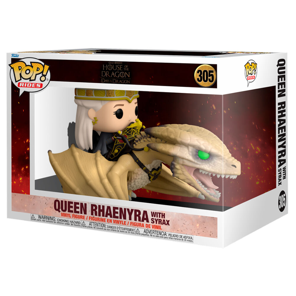 figure pop rides deluxe house of the dragon queen rhaenyra