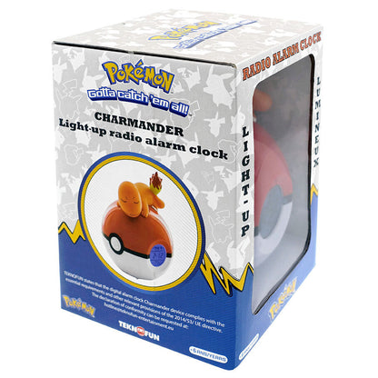 Lampa budzik LED Charmander Pokeball Pokemon