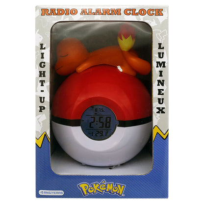 Lampa budzik LED Charmander Pokeball Pokemon