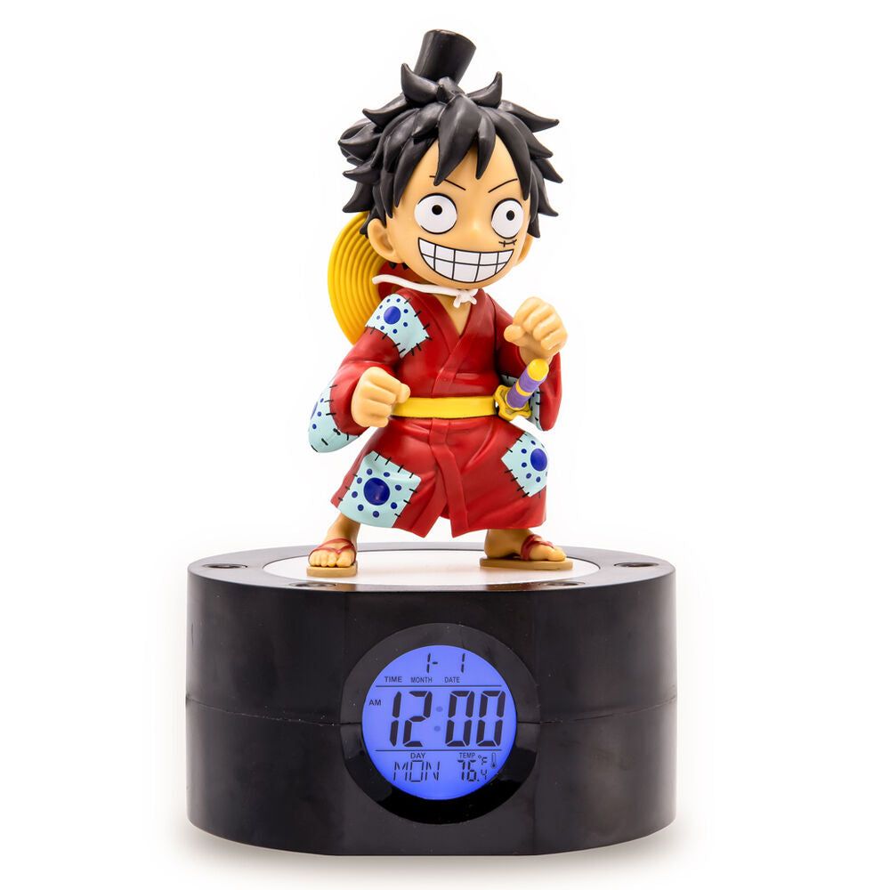 luffy one piece alarm clock figure 20cm