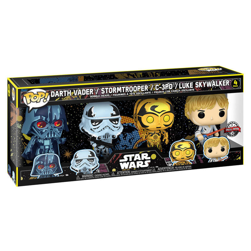 blister of 4 pop figures star wars exclusive