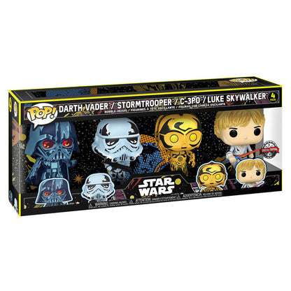 blister of 4 pop figures star wars exclusive