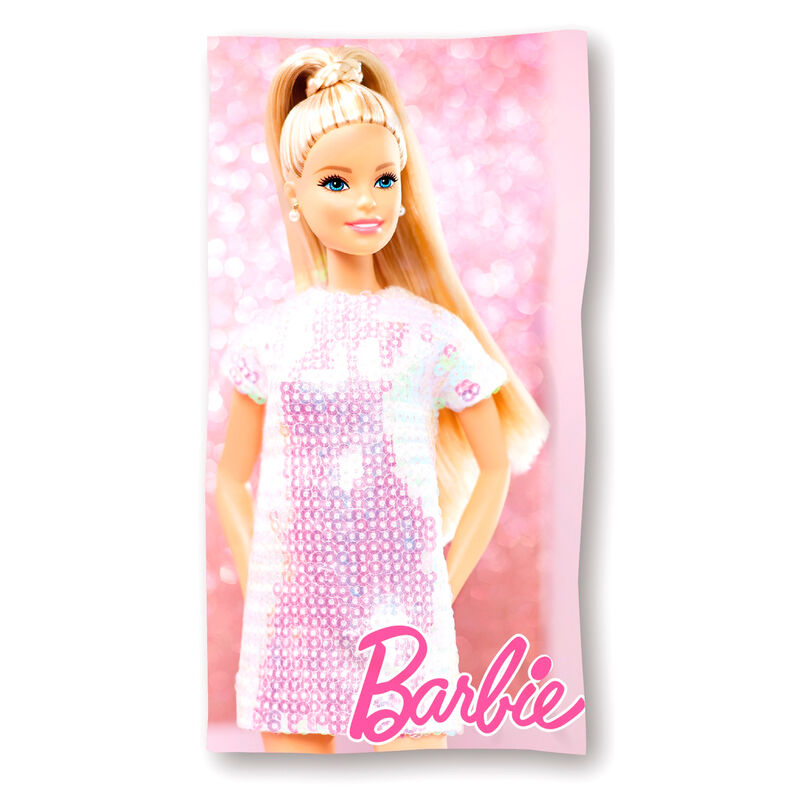 barbie microfiber towel