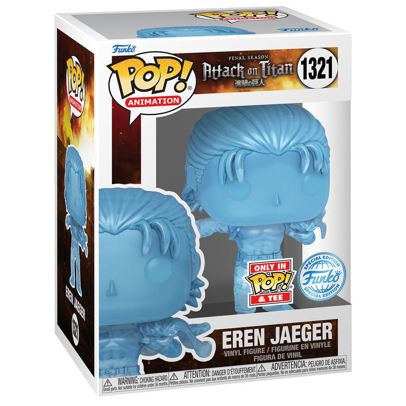 POP figure set & Tee Attack on Titan Eren Exclusive